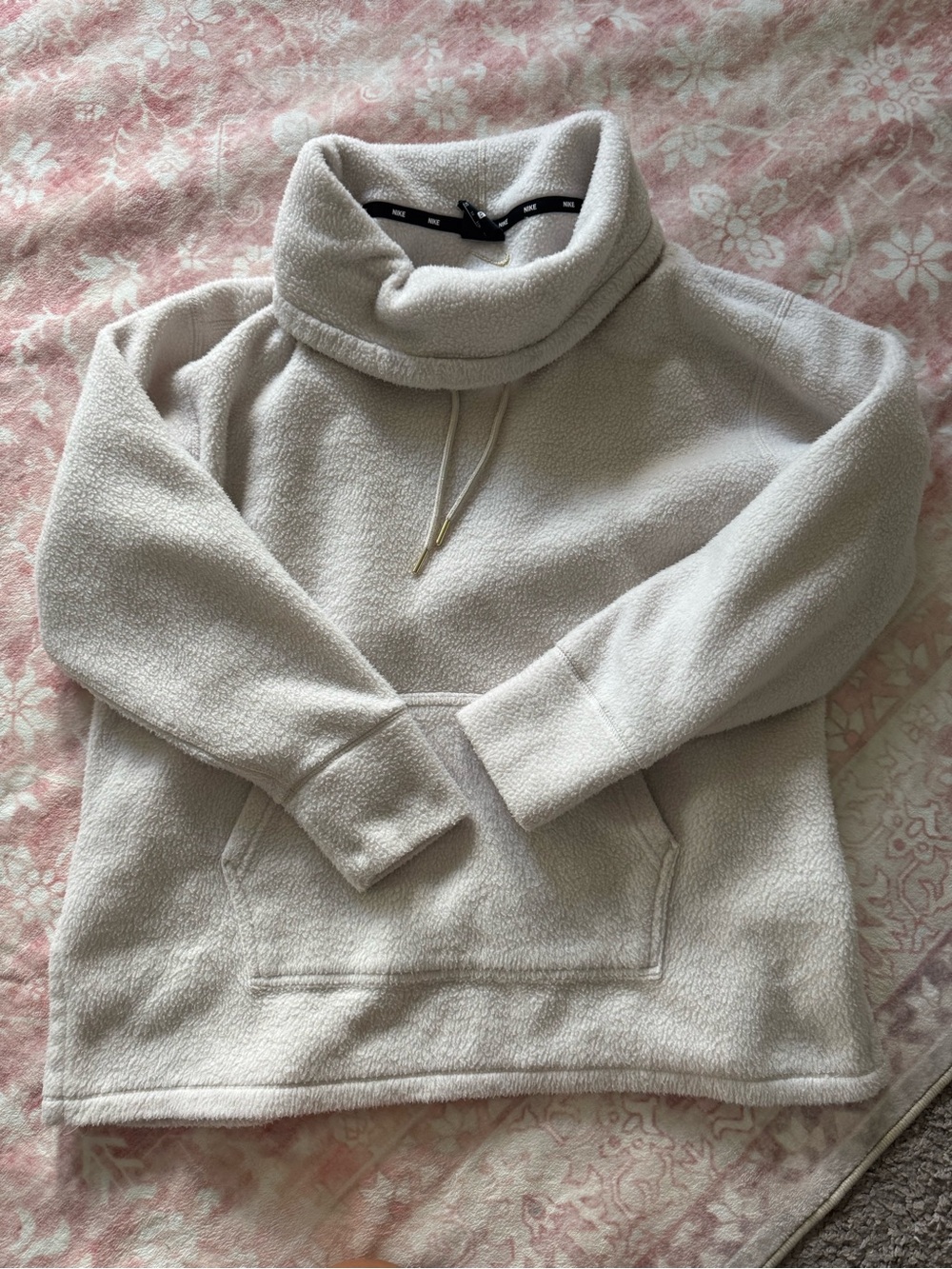 Cozy Cream Funnel Neck Sherpa Sweater